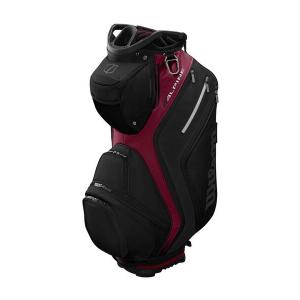 Wilson Alpine cartbag Sort/rød 2025